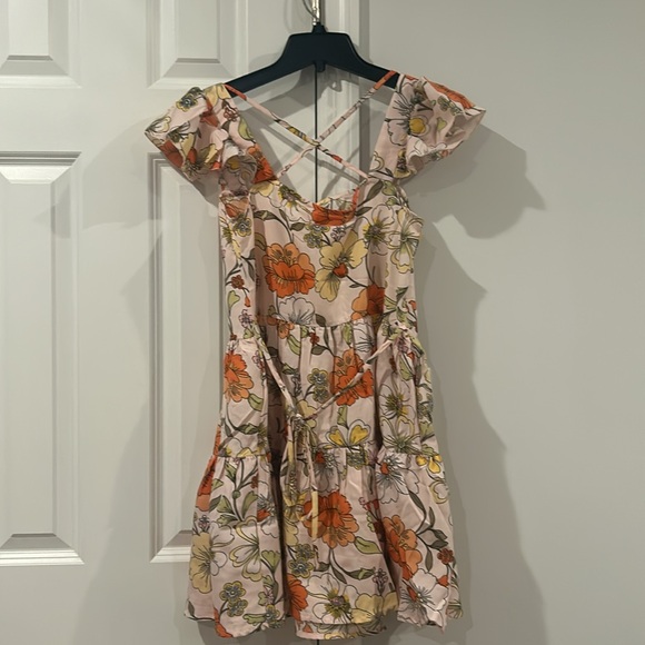 NWT Band of Gypsies Lottie & Holly Pink Floral Sundress - Picture 3 of 6